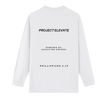 Crew Neck Drop Shoulder Long Sleeve Shirt