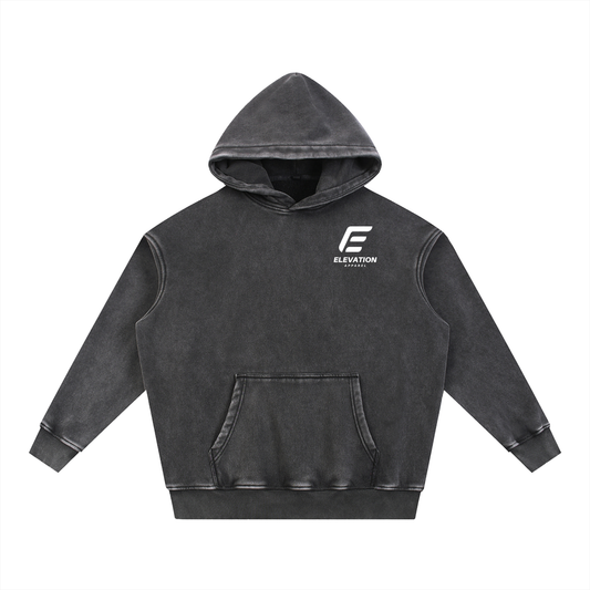 Snow Wash Fleece Oversize Hoodie
