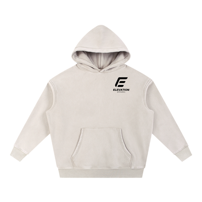 Snow Wash Fleece Oversize Hoodie