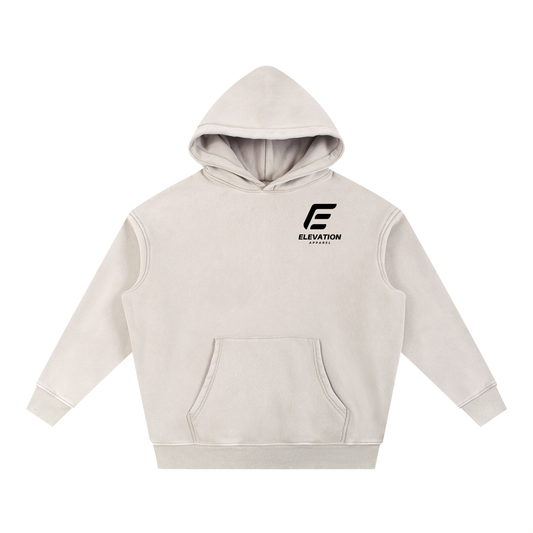 Snow Wash Fleece Oversize Hoodie