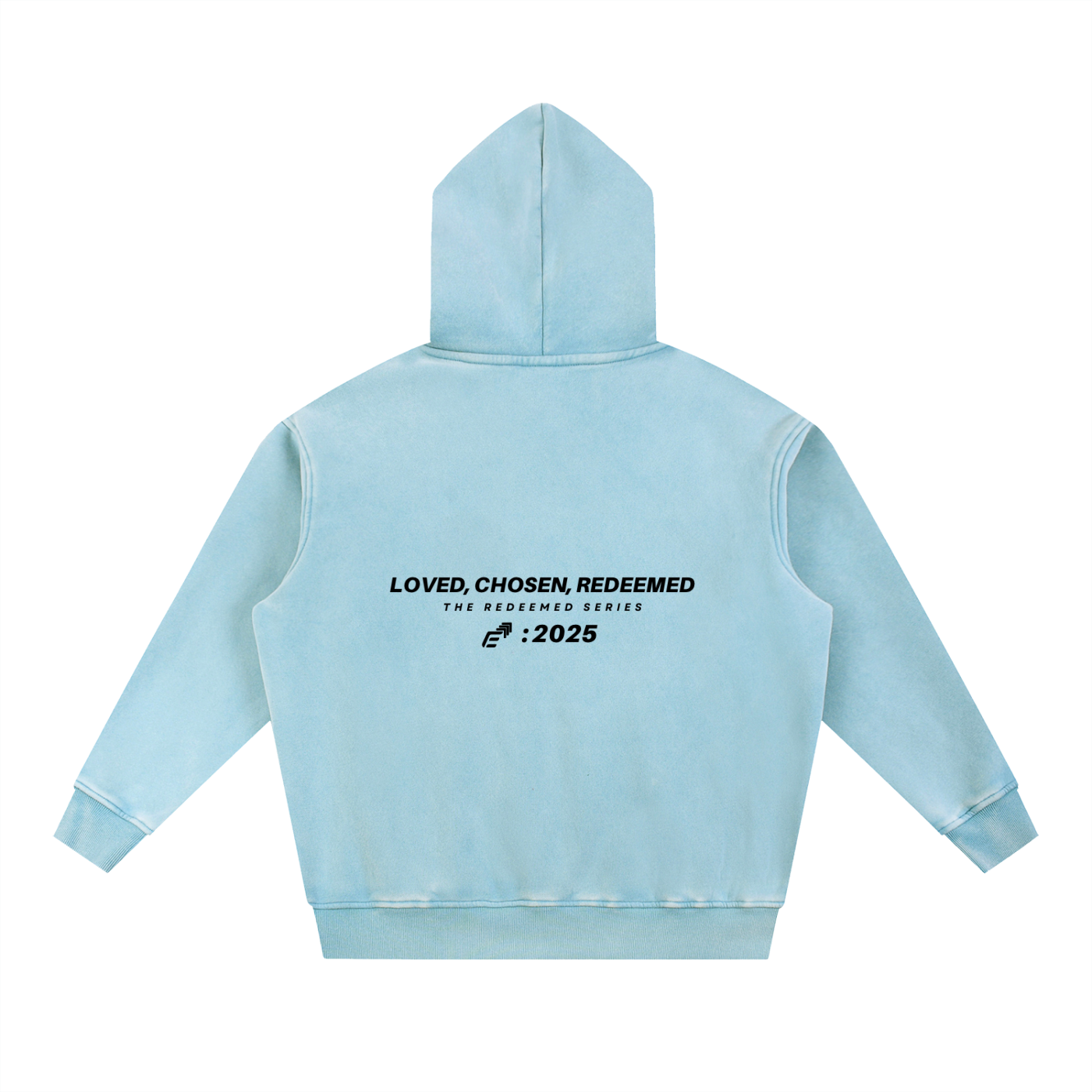 Snow Wash Fleece Oversize Hoodie