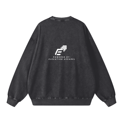 Snow Washed Oversized Sweatshirt
