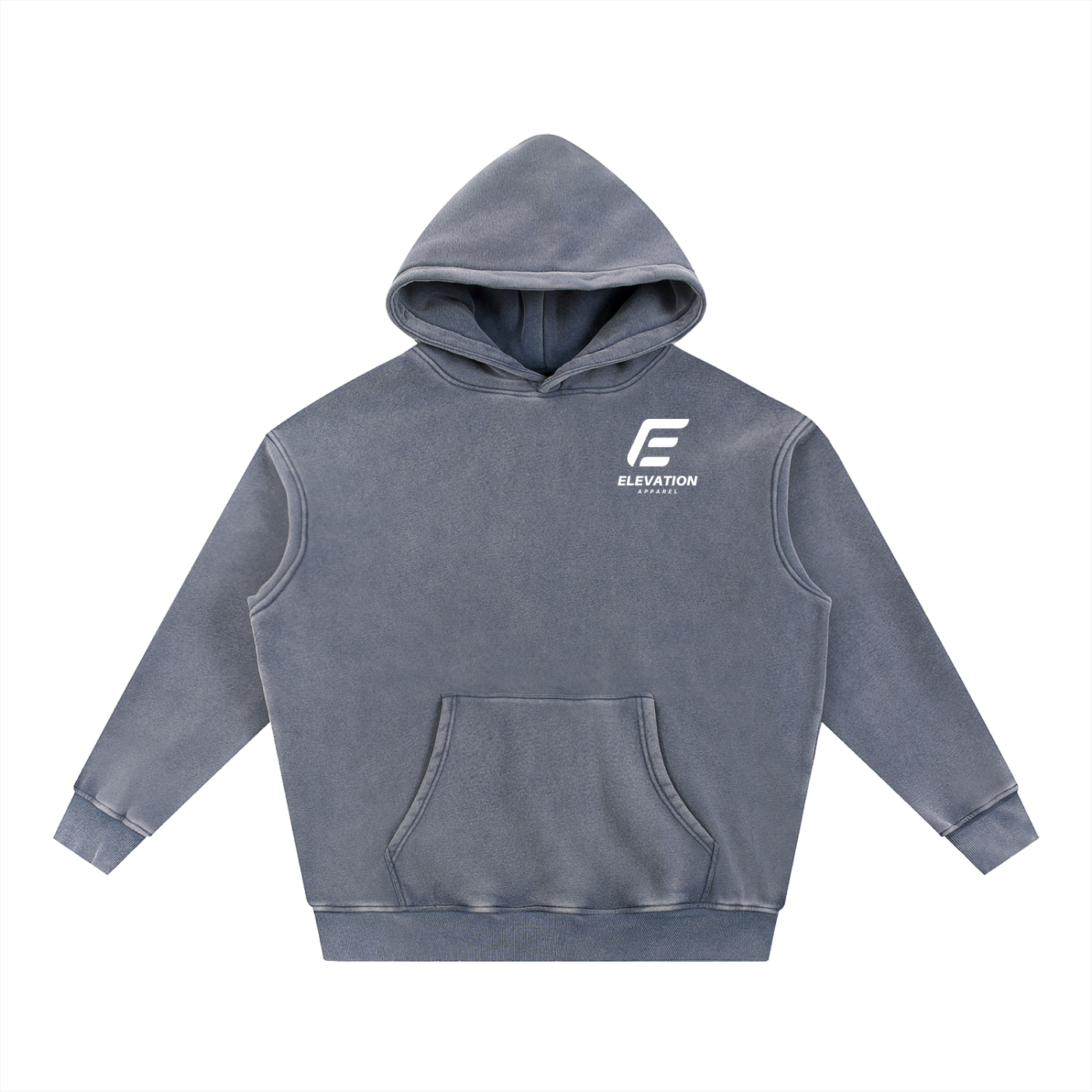 Snow Wash Fleece Oversize Hoodie