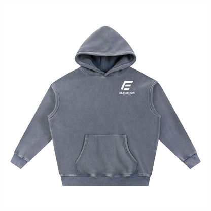 Snow Wash Fleece Oversize Hoodie