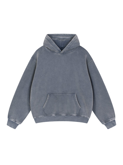 Snow Wash Fleece Oversize Hoodie